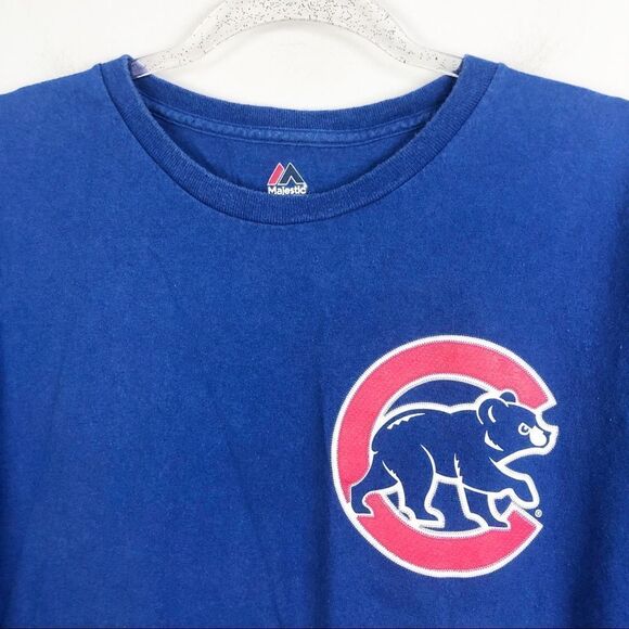 MAJESTIC | CHICAGO CUBS Kris Bryant Jersey Style Tee Unisex Size XL - Picture 3 of 7